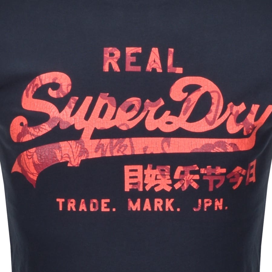 Alternative Image for ProductSuperdry Vintage Logo T Shirt Navy3